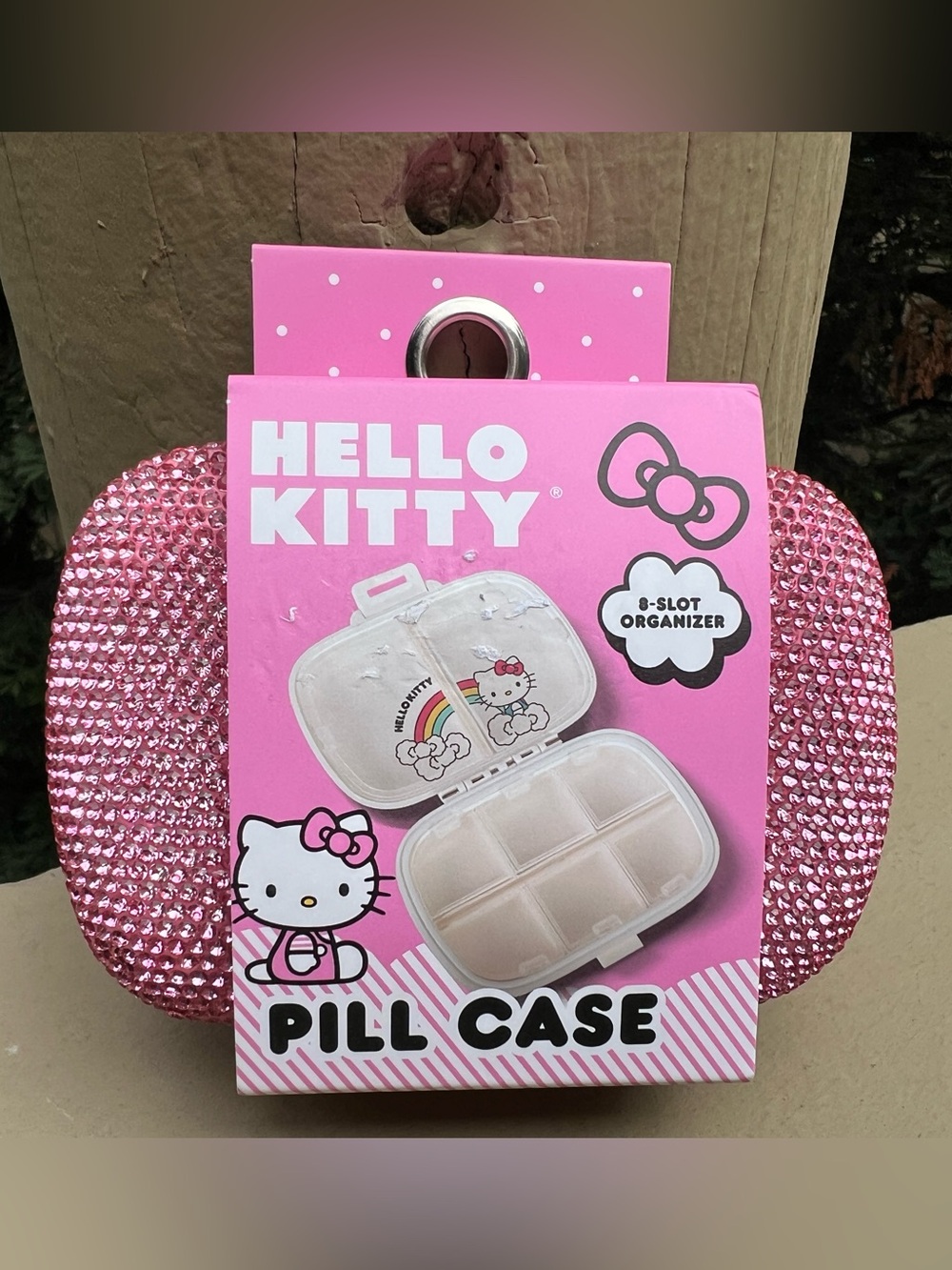 Hello Kitty PINK BLING Pill Case